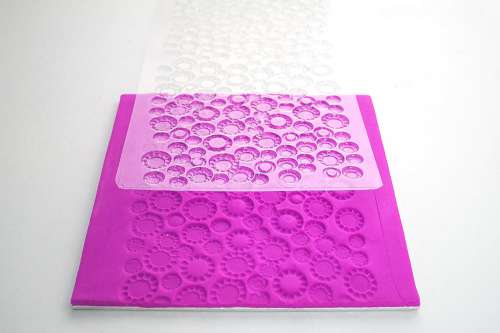 PME Polka Dot Design Impression Mat - Click Image to Close